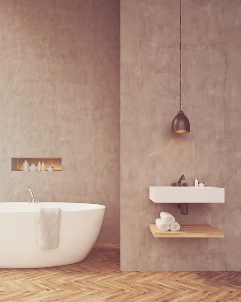 Badezimmer mit Waschbecken — Stockfoto