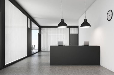 Office lobi Resepsiyon sayacı ile