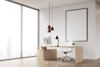 Ceo tablo New York ofisinde köşesinde