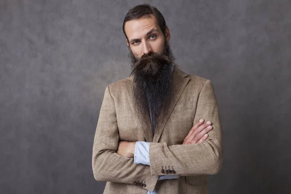 CEO com barba longa — Fotografia de Stock