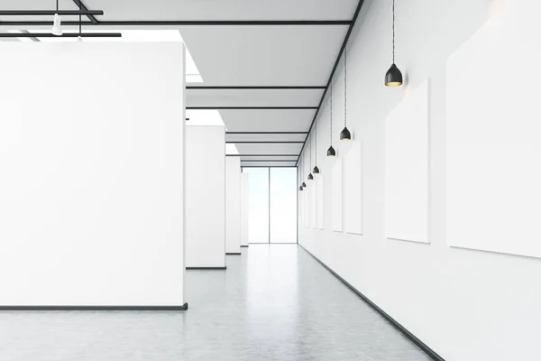Art gallery corridor