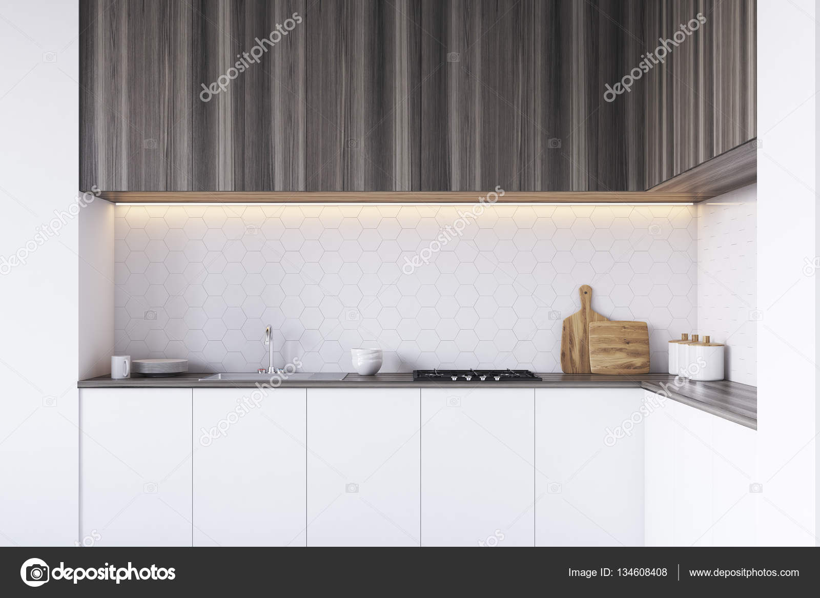 Cerca de una mesa en la cocina — Foto de stock © denisismagilov ... Cerca de una mesa en la cocina — Foto de stock © denisismagilov ...