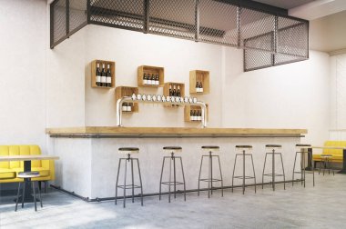 Tribünde bir kafe, tonda