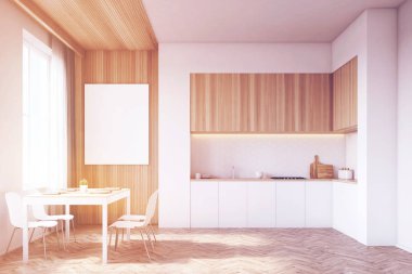 Mutfak Masa ve tablo, ahşap, tonda