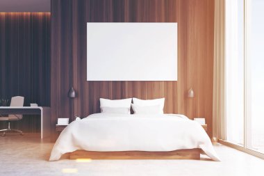 Çalışma alanı, açık tonda, yatak odası