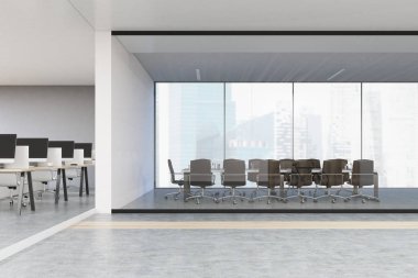 Açık ofis toplantı odasında