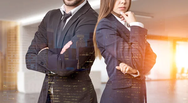 Close up of business partners in office — Stock Photo, Image