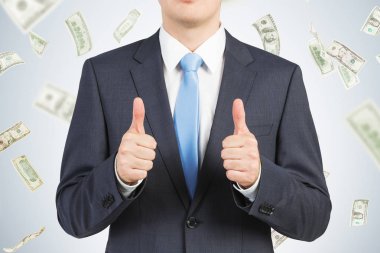 işadamı Doları yağmurda Yaşasın