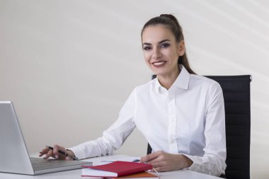 Ofiste neşeli Yöneticisi