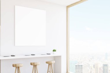 Bir bar ile mutfak köşesi