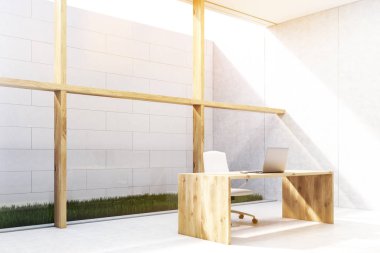 CEO office ile çim, tonda