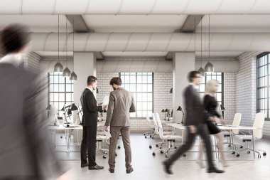 Loft ofis ve çalışanlarının