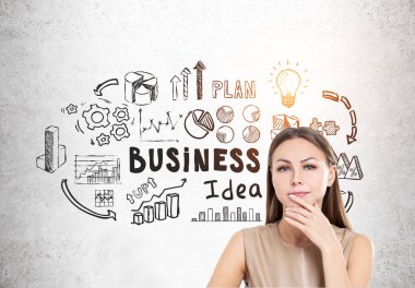 Bej ve iş fikri kadında