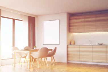 Poster, mutfak iç köşe, tonda