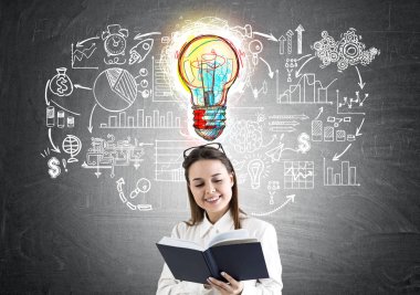 Bir kitap ve iş fikir kızla