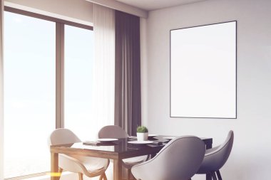 Tablo ve poster, portre, tonda ile koyu mutfak