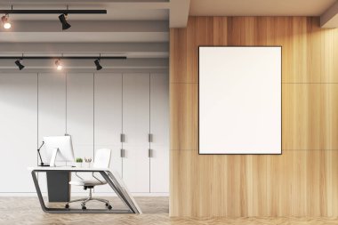 CEO office ile bir poster, ahşap