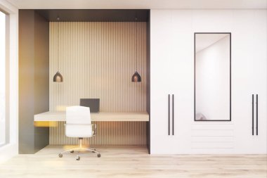 Çalışma alanı ile bilgisayar, tonda