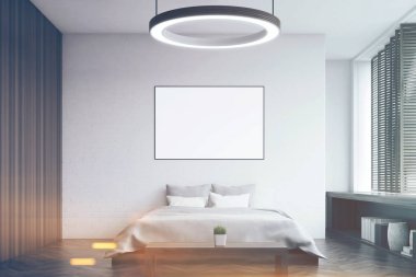 Yatak odası perde, ön, tonda