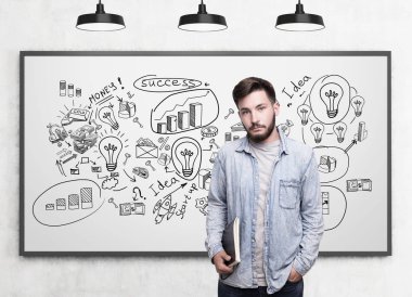 Adam kot gömlek ve iş düzeni