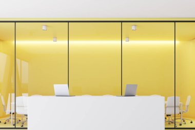 Resepsiyon ve sarı toplantı salonu kapat