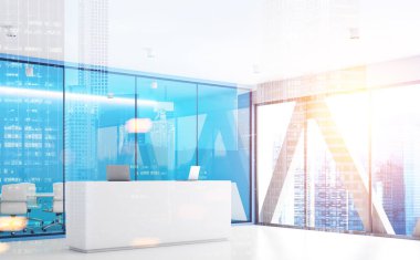 Mavi ofis Resepsiyon