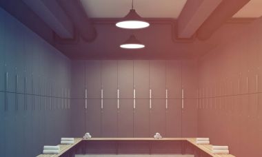 Gri soyunma odası iç, tonda