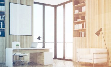 Işık CEO'su ofis, köşe, tonda