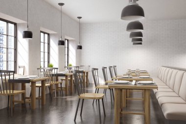 Cafe kare tablolarla