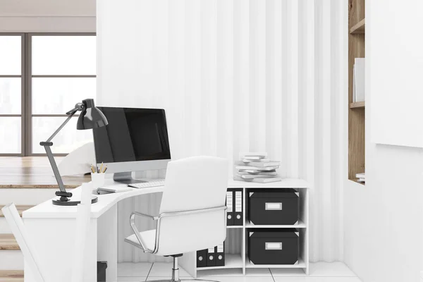 Table in home office, close up — Stock Photo, Image