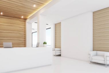 Hafif ahşap Resepsiyon, koltuk, yan