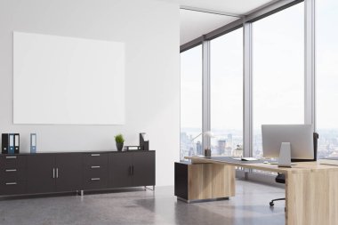 CEO ofis dolabı ve poster