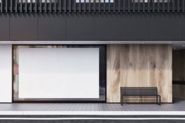 Alışveriş pencere, poster, tezgah, siyah