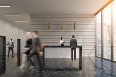 Gri Resepsiyon, insanlar