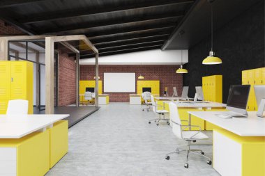 Office ile birlikte bir beyaz tahta