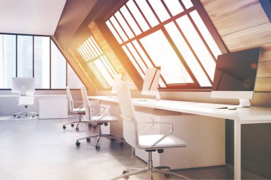 Tavan arası ofis tonda,