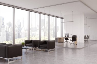 Bekleme yeri ile Office koridor