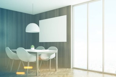 Mutfak köşesi posteri ile yan tonda,