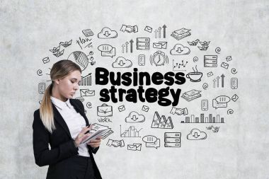 Kadın defter ve iş stratejisi ile