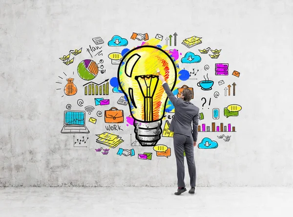 Adam çizim büyük fikir kroki