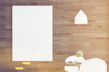 Karanlık Cafe tablo tonda posteri ile