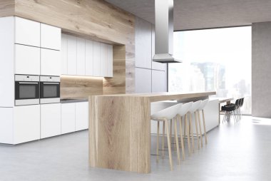 Mutfak fırın, yan ile