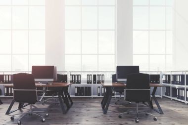 Loft açık ofis iç, tonda
