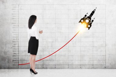 Kadın kahve roket grafik arıyorsunuz