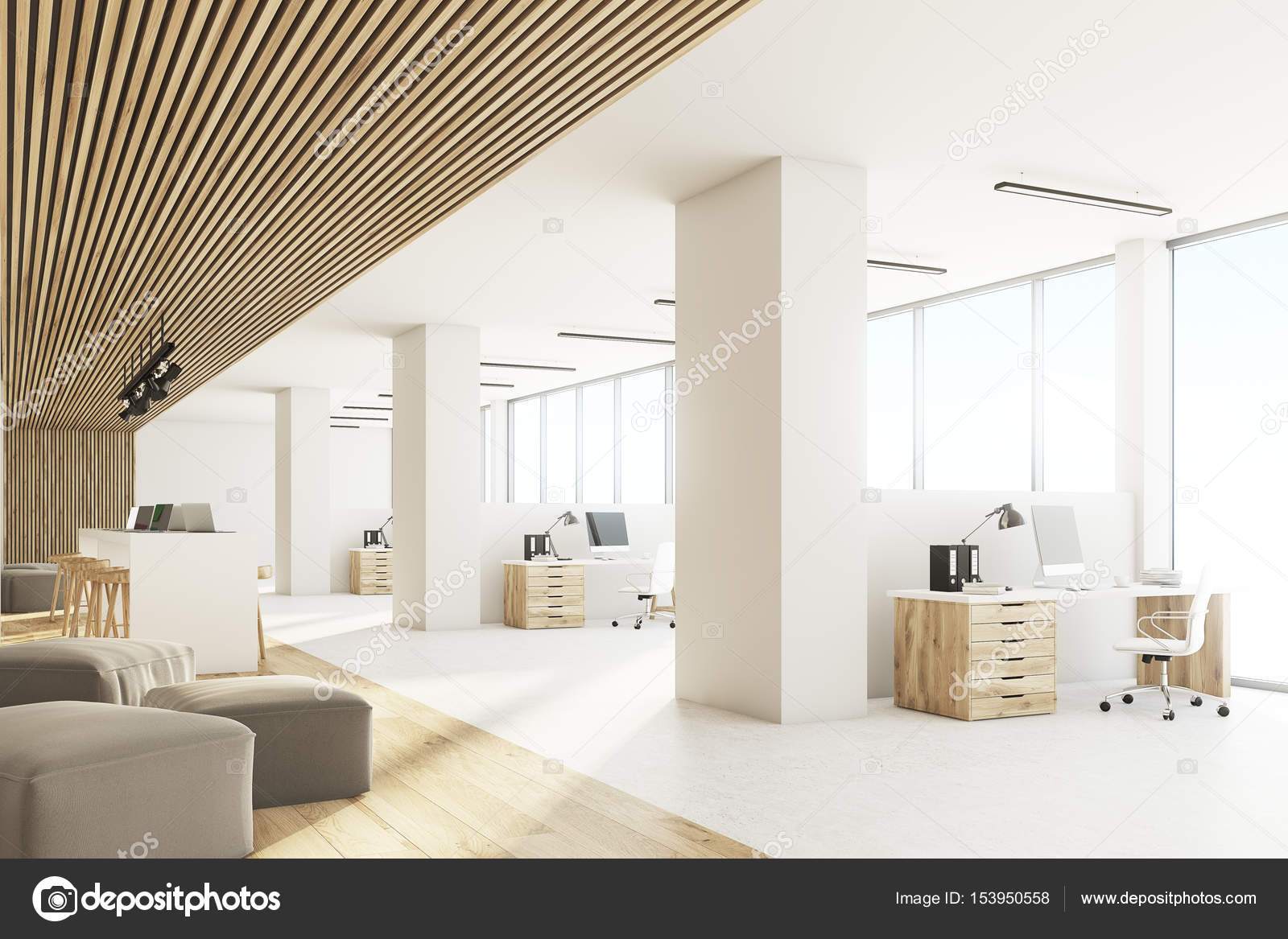 Lichtsäule Büro, Seite — Stockfoto © denisismagilov #153950558 Lichtsäule Büro, Seite — Stockfoto © denisismagilov #153950558