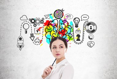 Kadın kalem ve fikir başlatılması ile