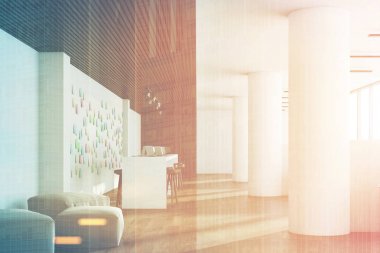 Koyu yapışkan notu ofis, açık, tonda