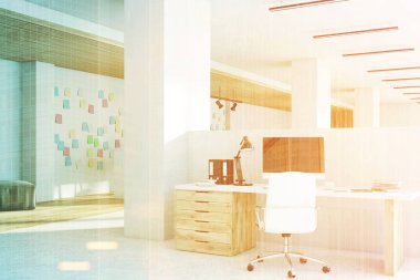 Hafif yapışkan notu ofis, köşe, tonda