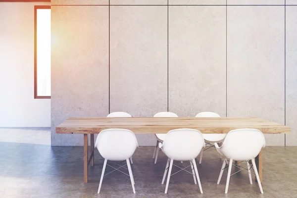 Gray kitchen with a table, toned — Stock Photo, Image