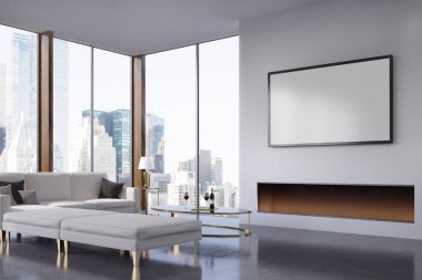 Şömine, yan yatak odası